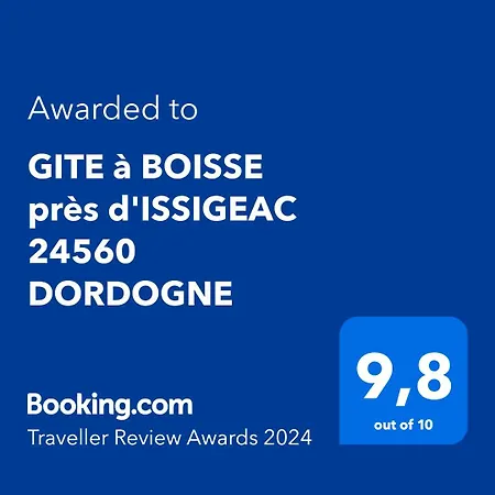 Gite A Boisse Pres D'issigeac 24560 Dordogne Vakantiehuis *